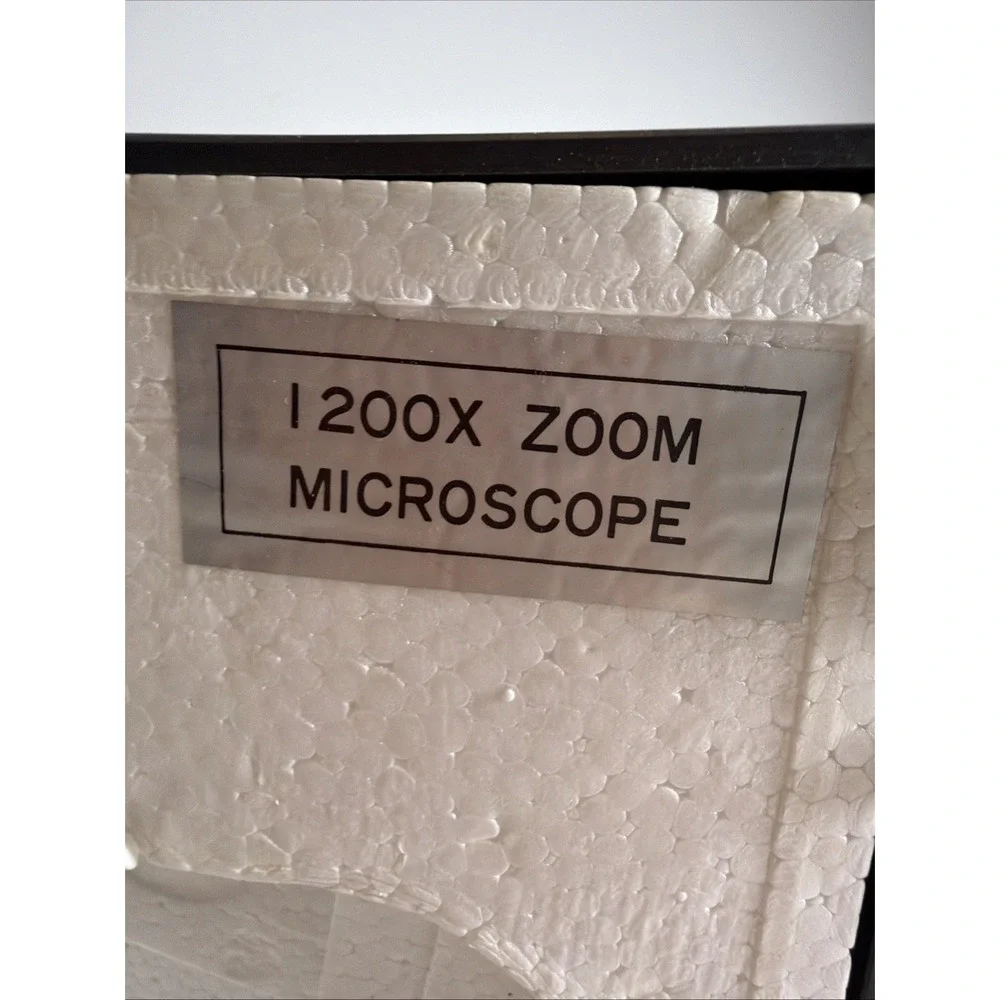 Vintage Sears 40-1200X Power Zoom Microscope Set w/ Box And Accessories